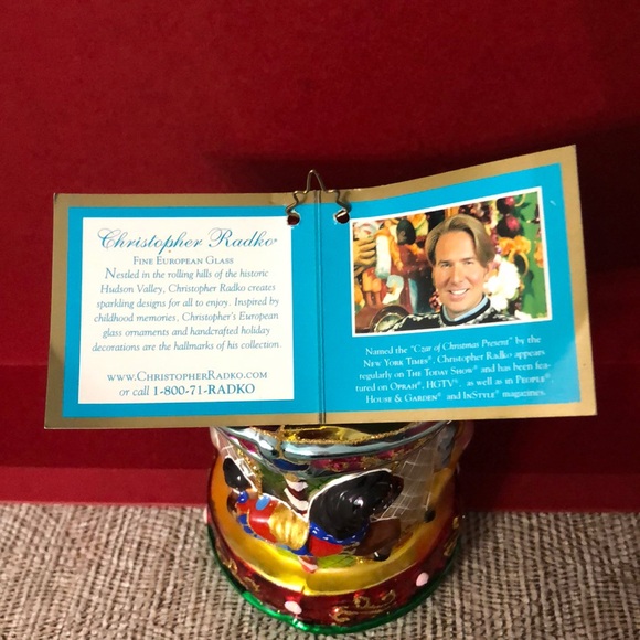 CAROUSEL OF HOPE 2006 CHRIST RADKO TREE DECOR - Picture 11 of 12